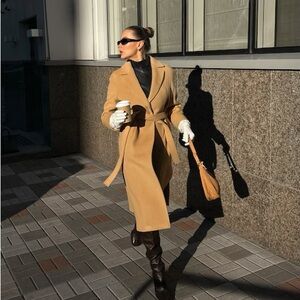 Abercrombie & Fitch Camel Coat